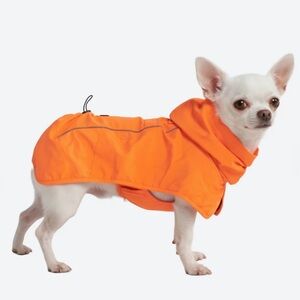 Breathshied Dog Rain Jacket Hoodie - Lightweight Waterproof Pet Coat
